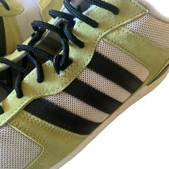 ADIDAS ZX 700 Low Profile Fluorescent Green Black White Sneaker Mens Size 12 ECU - Picture 10 of 12